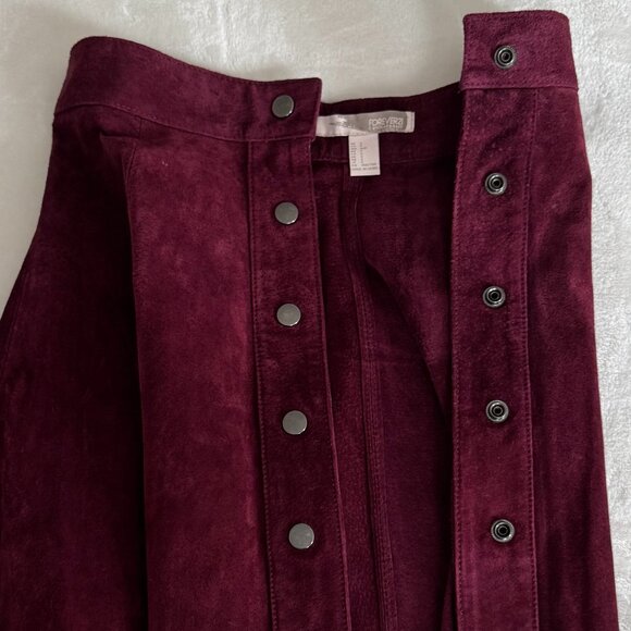 Genuine Suede Mini Skirt - Picture 5 of 5